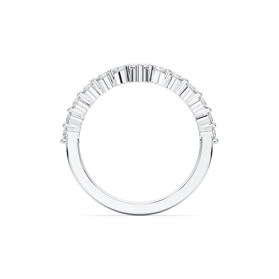 ROUND V-SHAPE WEDDING BAND