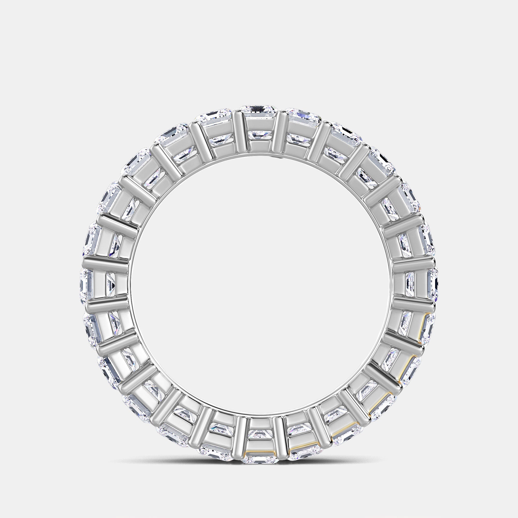 EMERALD CUT ETERNITY RING