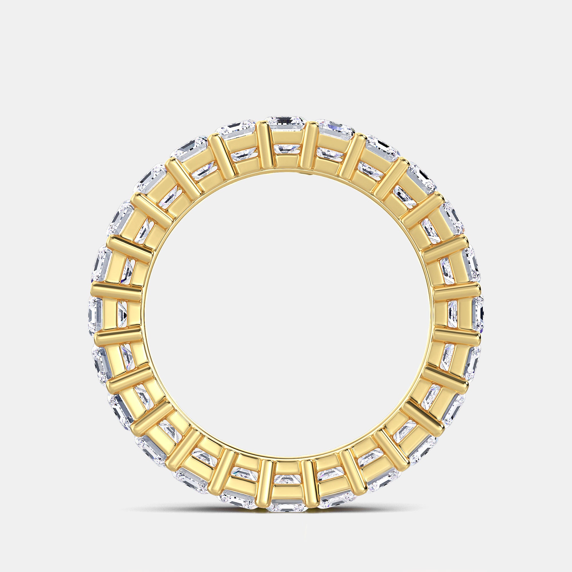 EMERALD CUT ETERNITY RING