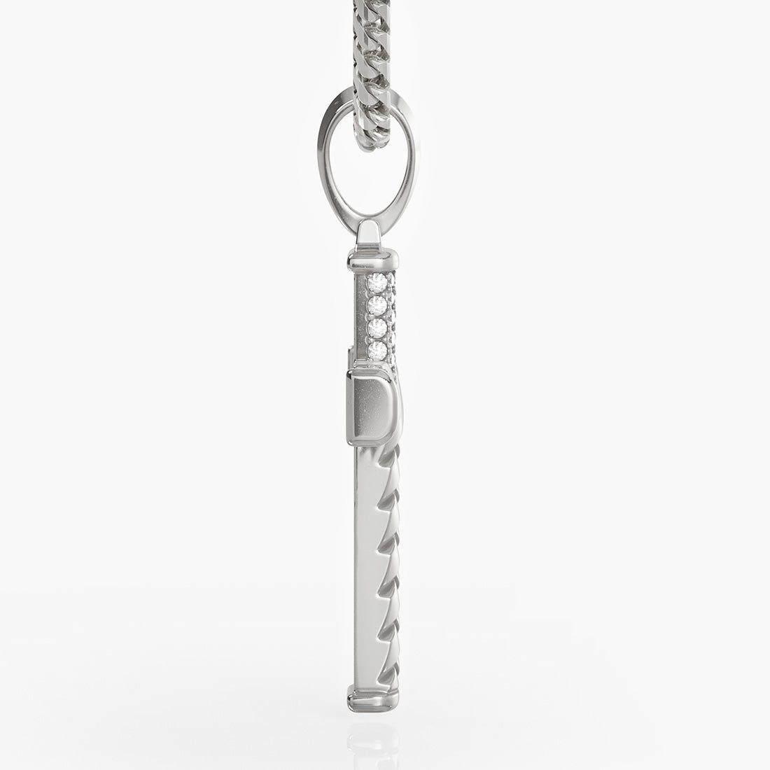 DESTINY, Platinum Cross Pendant with Diamonds