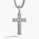 DESTINY, Platinum Cross Pendant with Diamonds