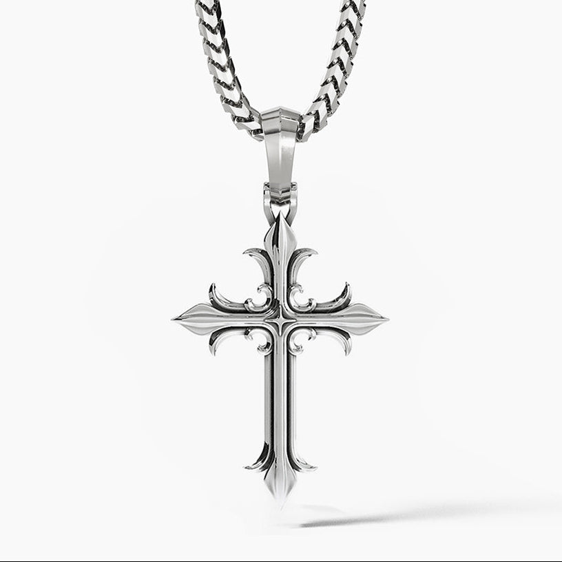 Faith, Silver Cross Pendant
