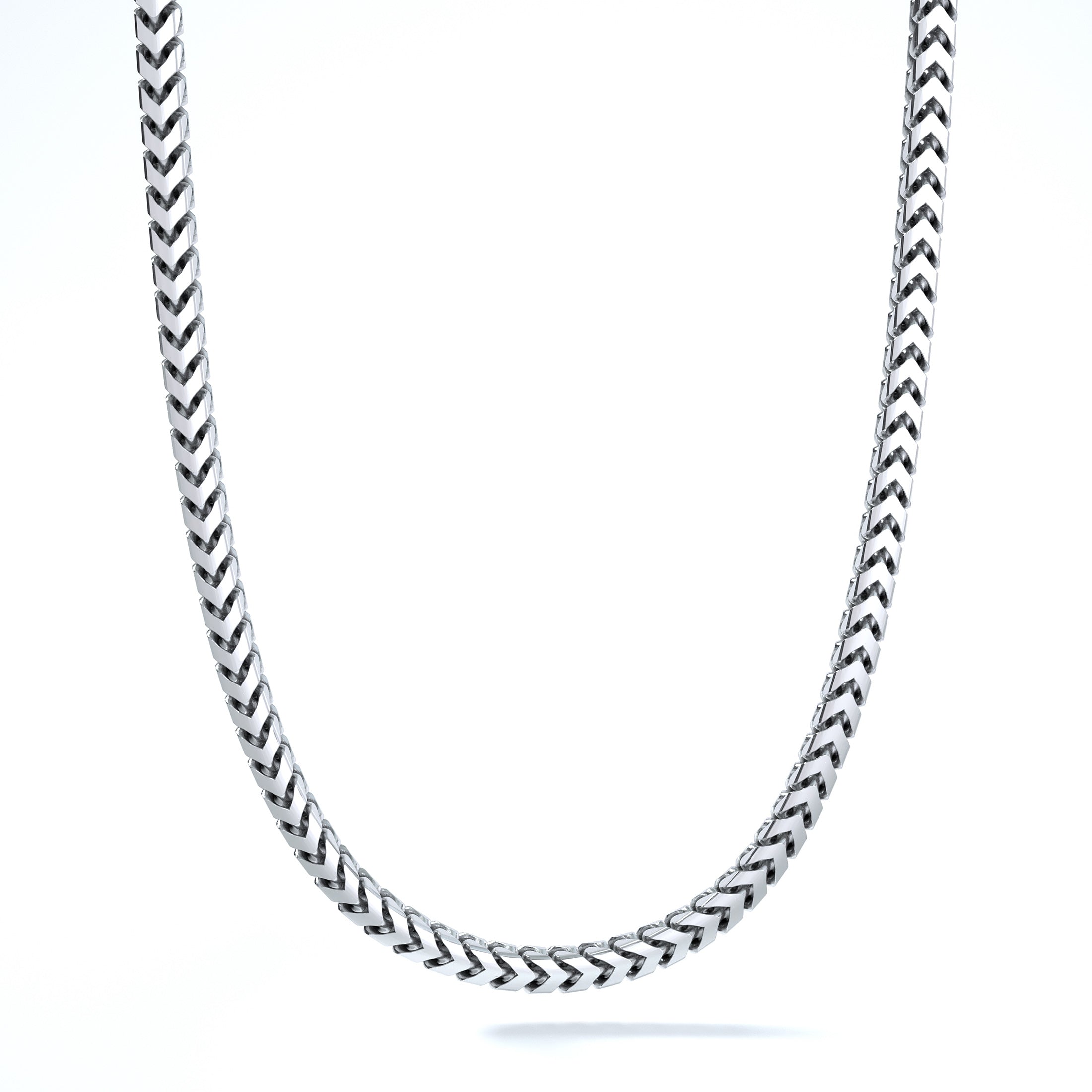 4mm Franco Chain, Platinum