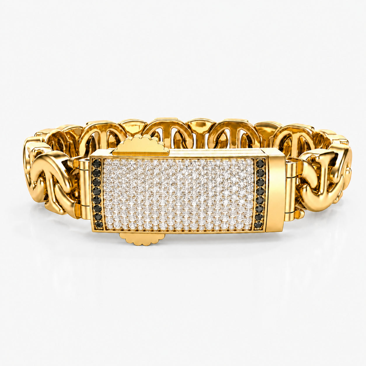 ANCHOR, 15mm Gold Bracelet
