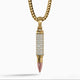 Bullet, Diamond Pendant