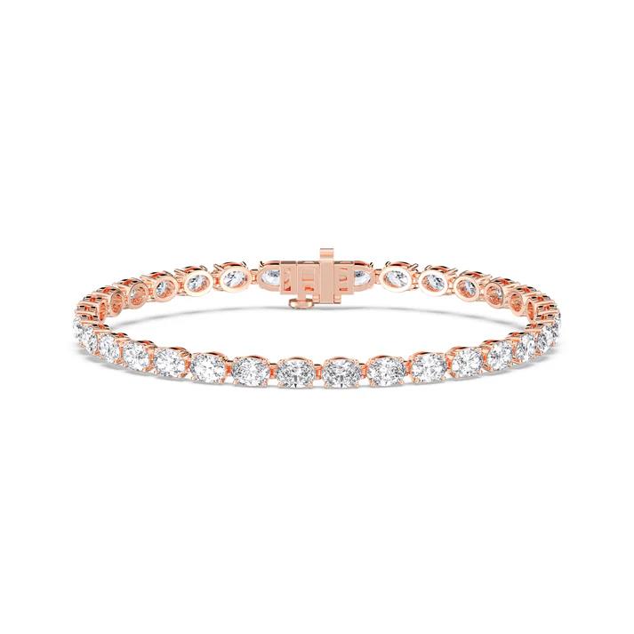 OVAL TENNIS BRACELET (East-West)