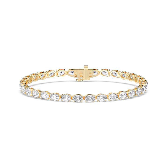 OVAL TENNIS BRACELET (East-West)