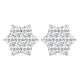 ROUND CLUSTER EARRINGS