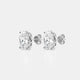 OVAL 4-PRONG STUDS