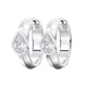 PEAR BEZEL HOOPS
