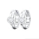 ROUND BEZEL HOOPS