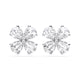 PEAR SHAPE CLUSTER EARRINGS