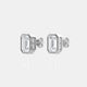 EMERALD BEZEL STUDS