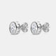 OVAL BEZEL STUDS