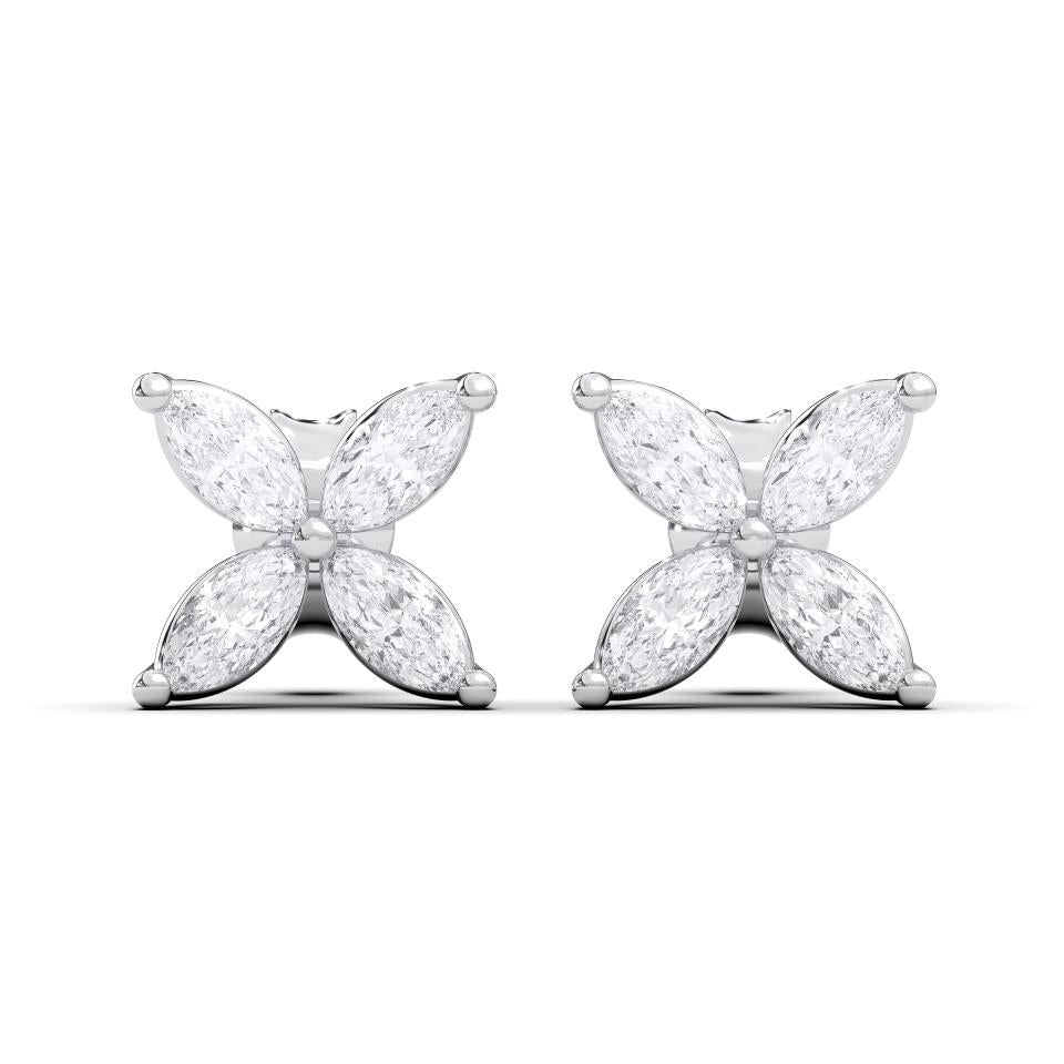 MARQUISE CLUSTER EARRINGS