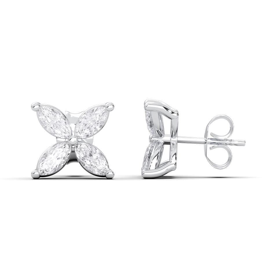 MARQUISE CLUSTER EARRINGS