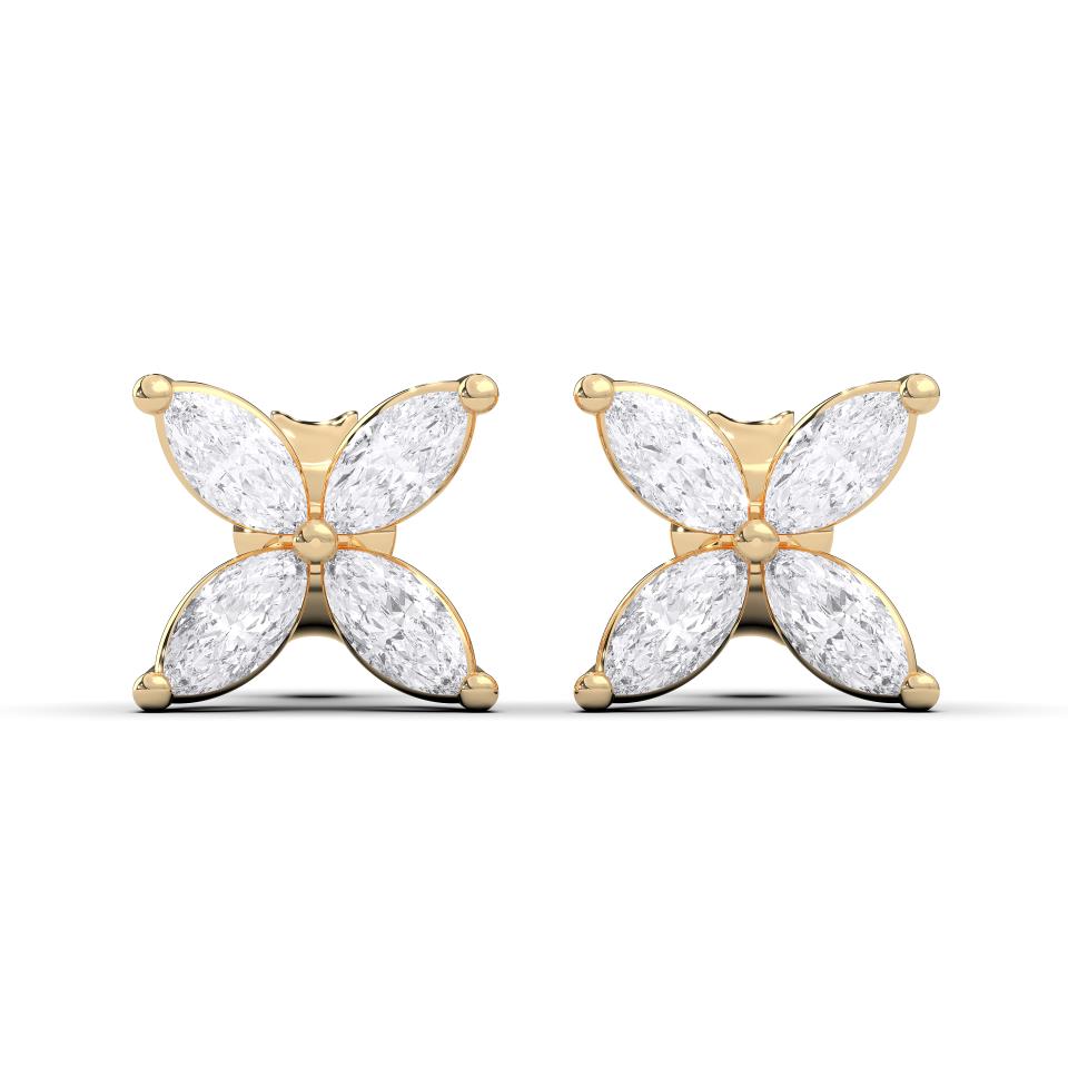 MARQUISE CLUSTER EARRINGS