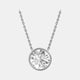 ROUND BEZEL SOLITAIRE PENDANT