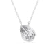 PEAR BEZEL SOLITAIRE PENDANT