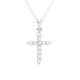 LUMINA, ROUND DIAMOND CROSS PENDANT