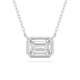 EMERALD BEZEL SOLITAIRE PENDANT