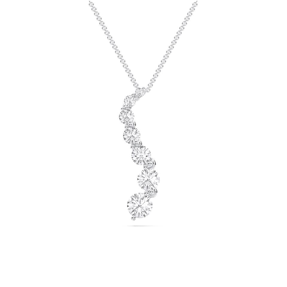 FLEXIBLE JOURNEY ROUND DIAMOND PENDANT