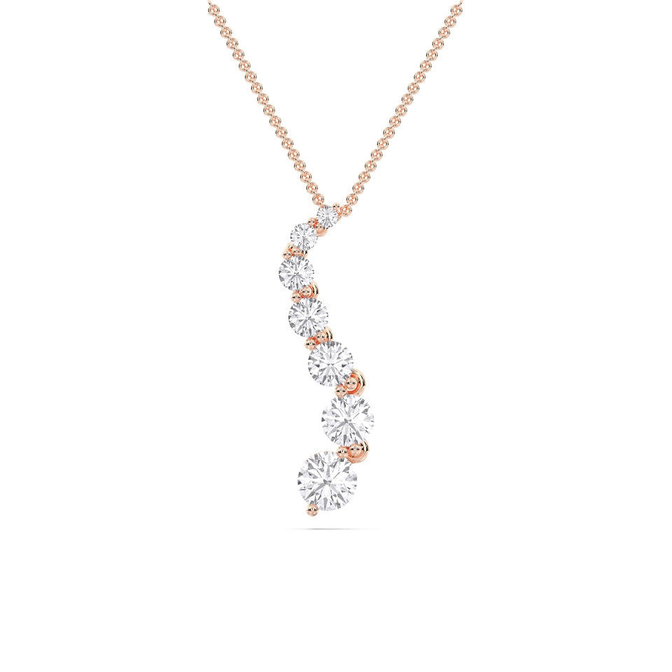 FLEXIBLE JOURNEY ROUND DIAMOND PENDANT