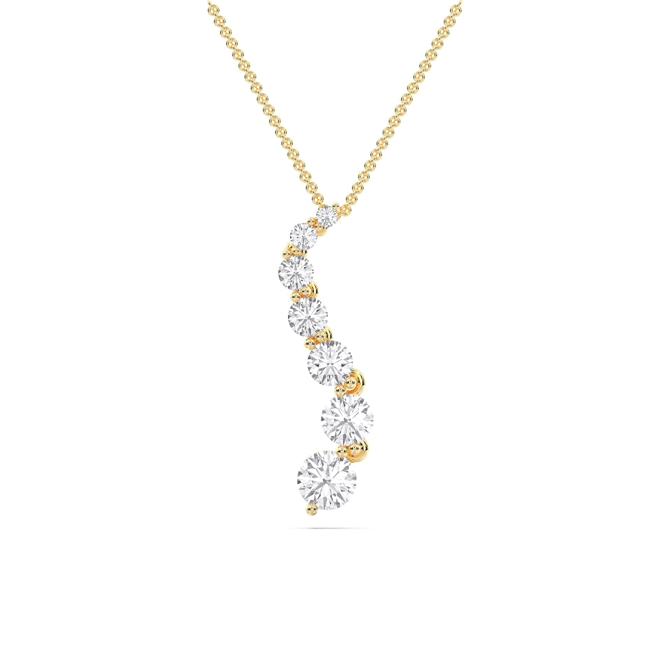 FLEXIBLE JOURNEY ROUND DIAMOND PENDANT