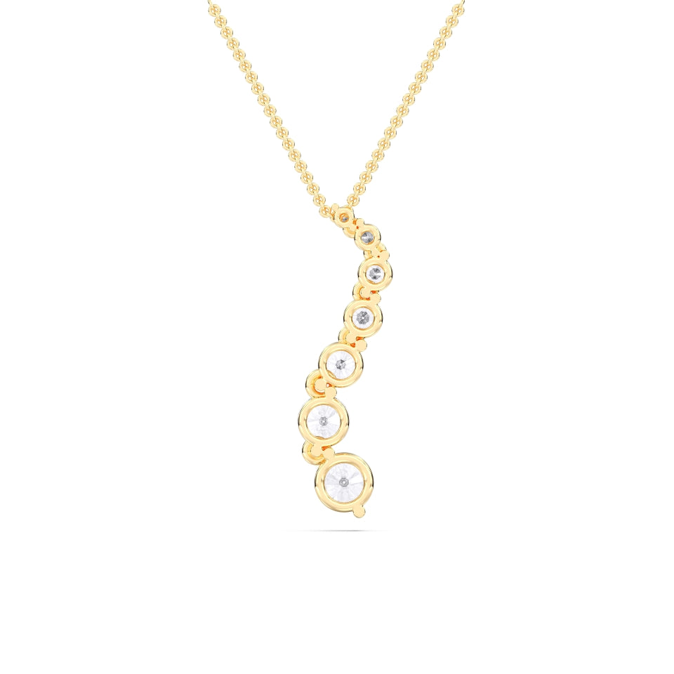FLEXIBLE JOURNEY ROUND DIAMOND PENDANT