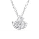 MULTISHAPE CLUSTER ROUND DIAMOND PENDANT