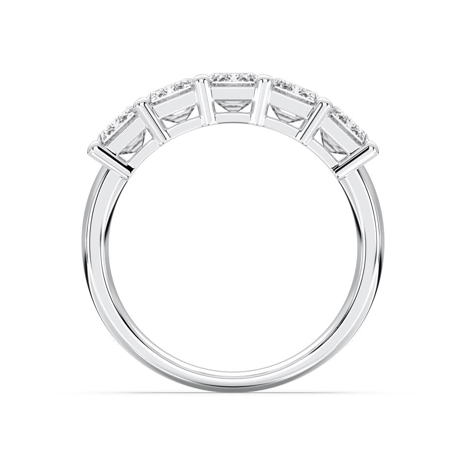 EMERALD CUT 5-STONE RING