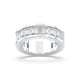 EMERALD CUT 3/4 ETERNITY RING, 2.16 CTW
