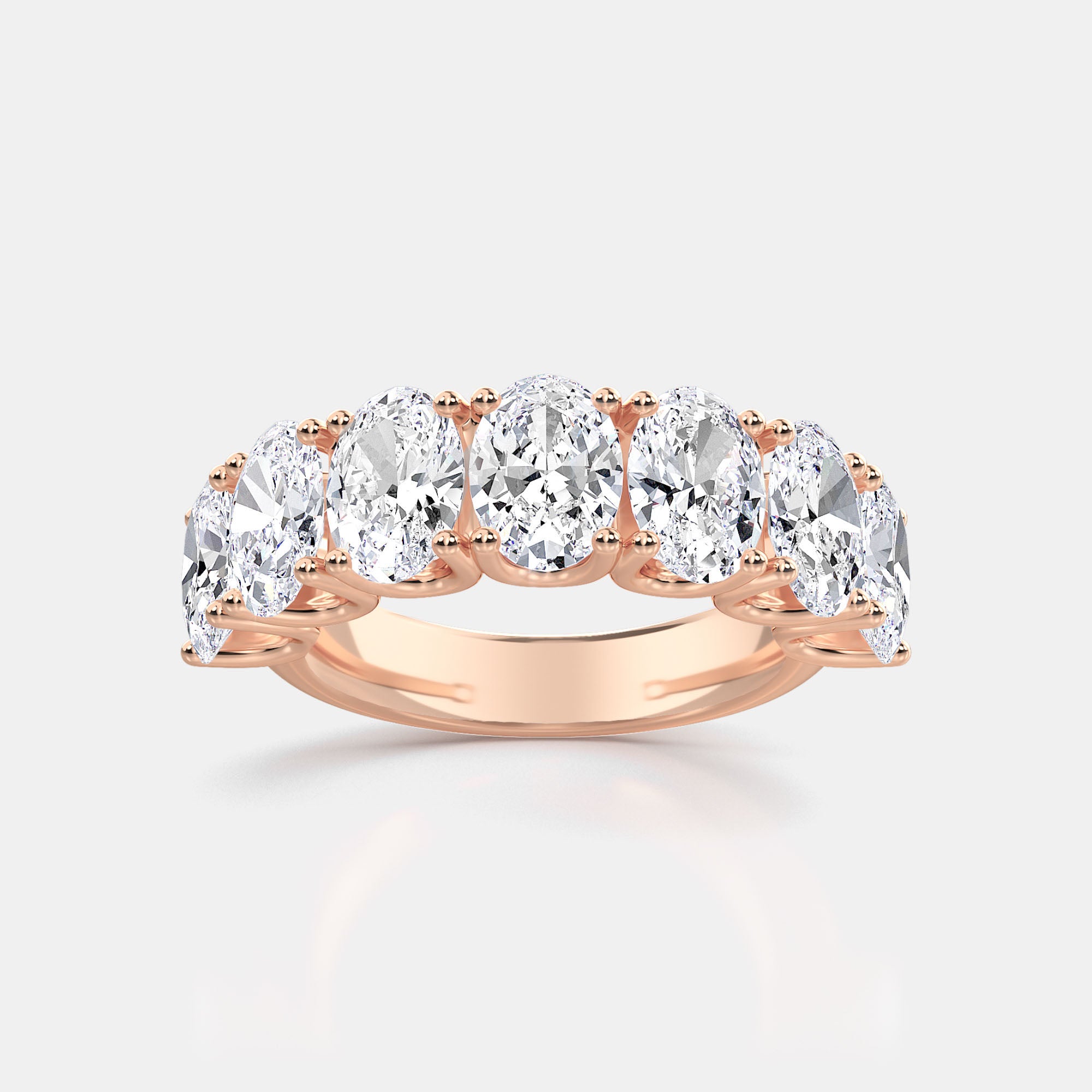 OVAL 7-STONE RING