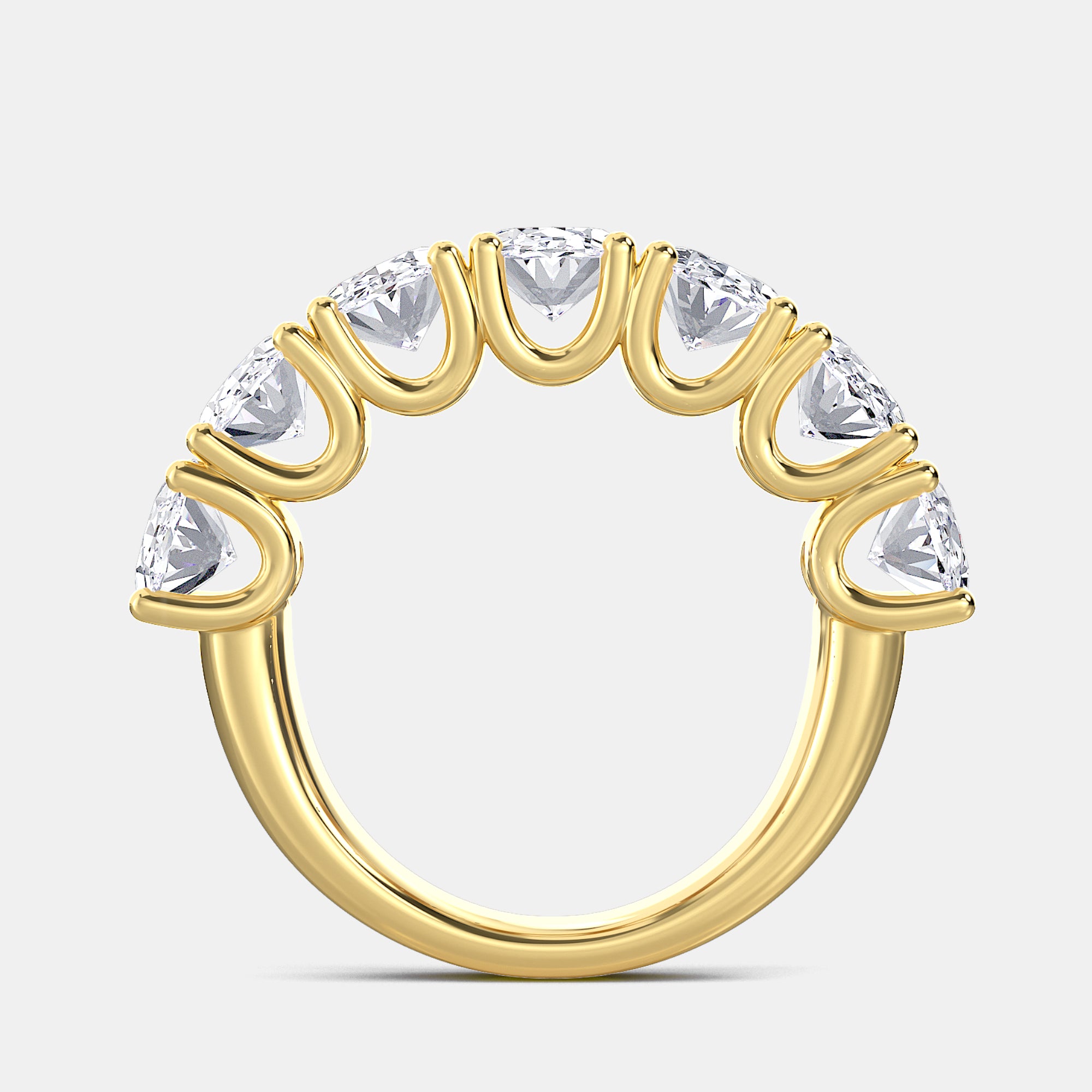 OVAL 7-STONE RING