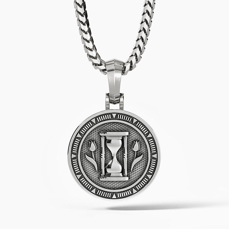 Memento Mori, Platinum Skull Pendant