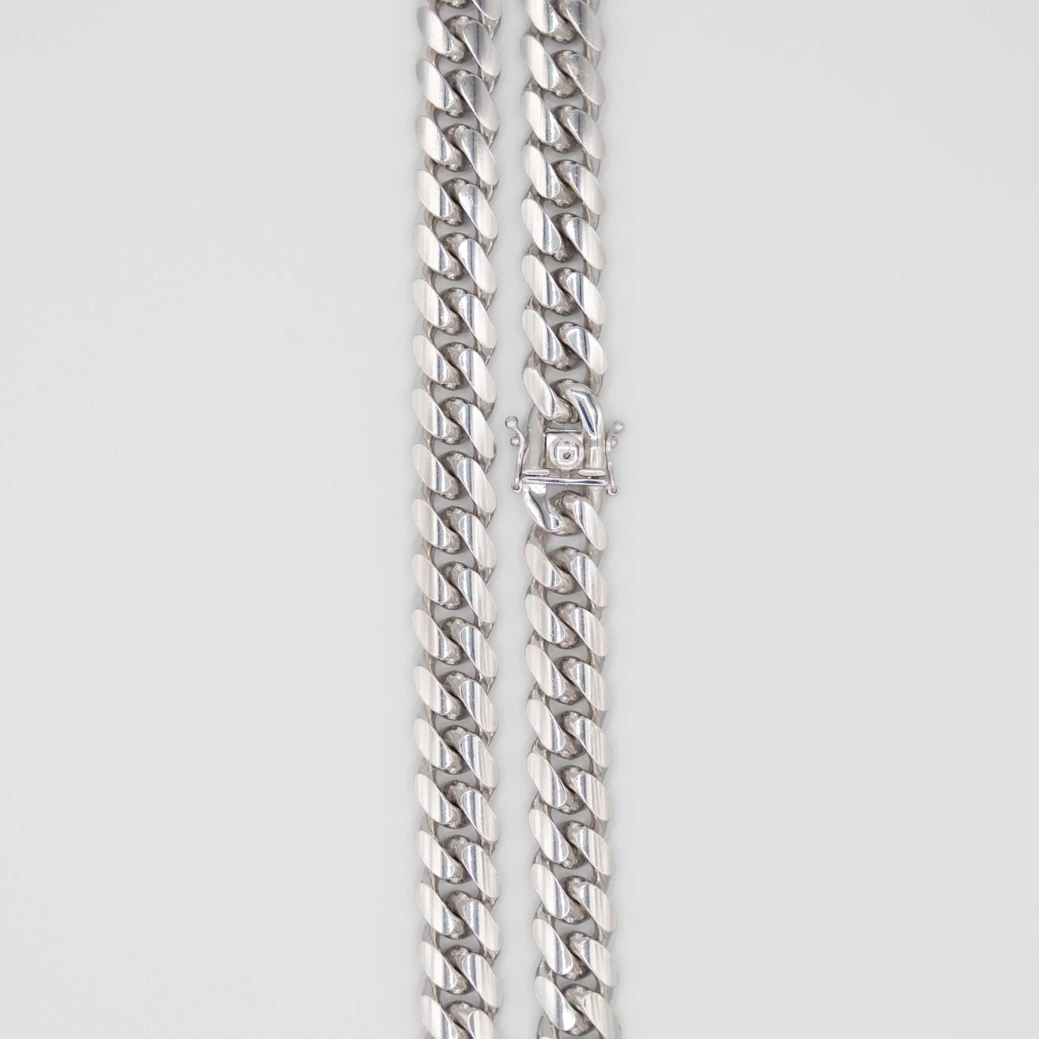 15mm Silver Miami Cuban Chain Necklace | Proclamation Jewelr