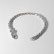 Silver Diamond Cut Rope Bracelet 5mm