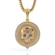 MORTIS, Gold Skull Pendant
