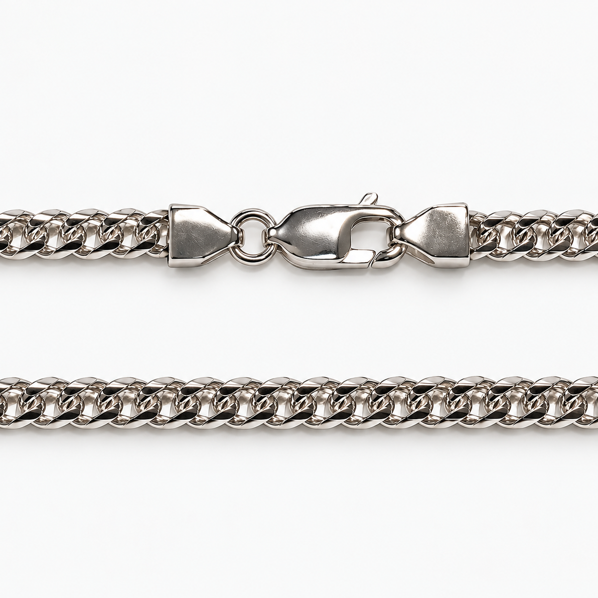 4mm Diamond Cut Franco Chain, Platinum