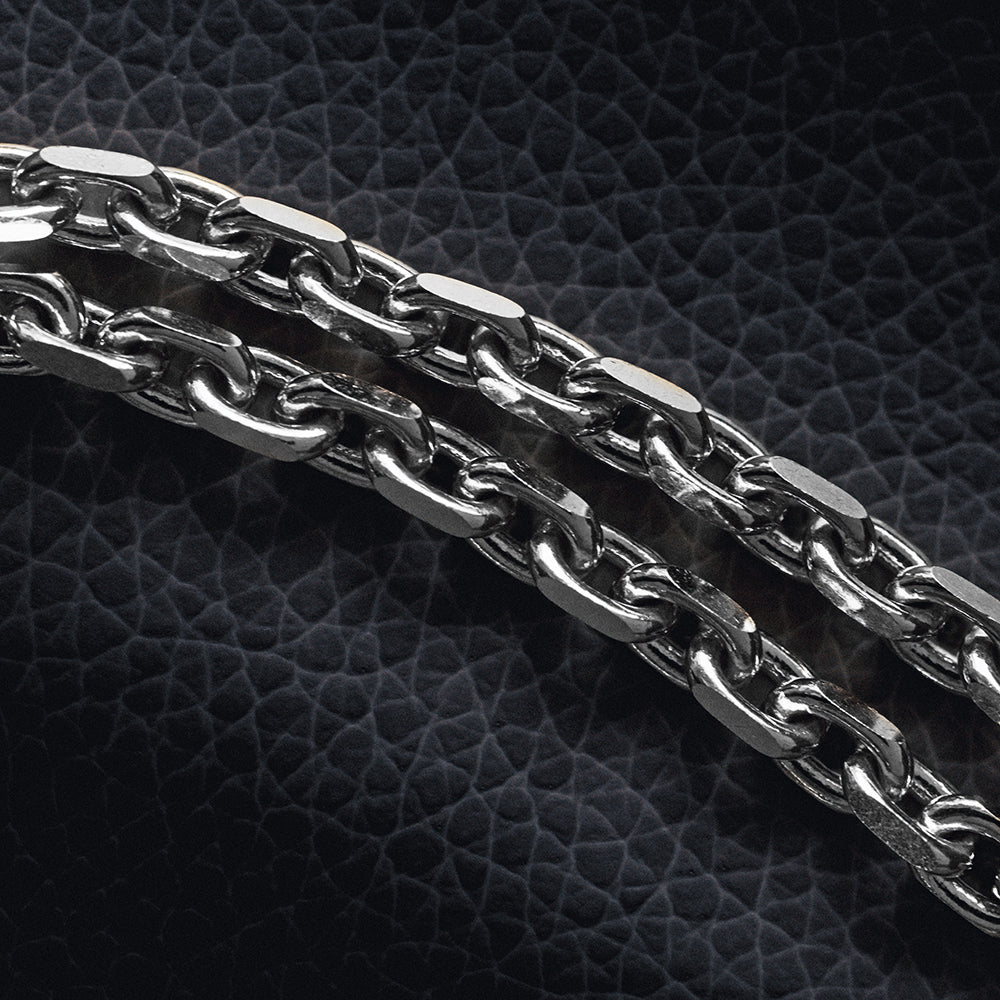 3mm Silver Forza, Heavy-Link Chain | Silver Necklace by 3mm Silver Forza, Heavy-Link Chain | Silver Necklace by