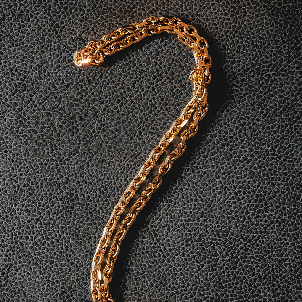 5mm Hermes (Heavy Link) Chain, 18k Yellow Gold by Proclamation