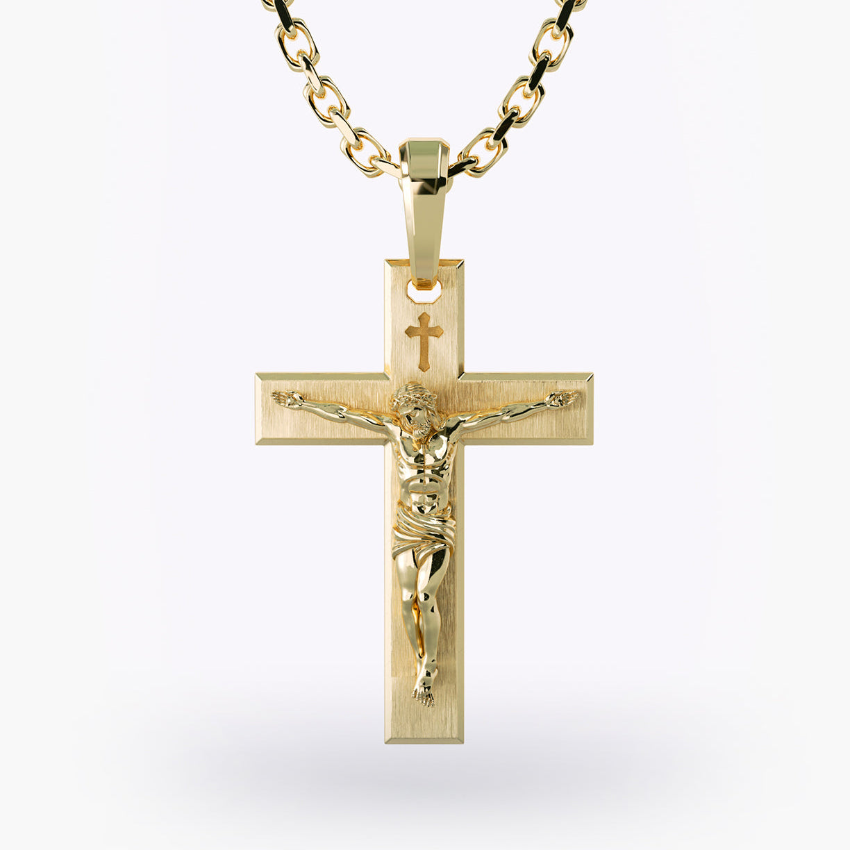 REDEMPTION, Gold Crucifix Pendant
