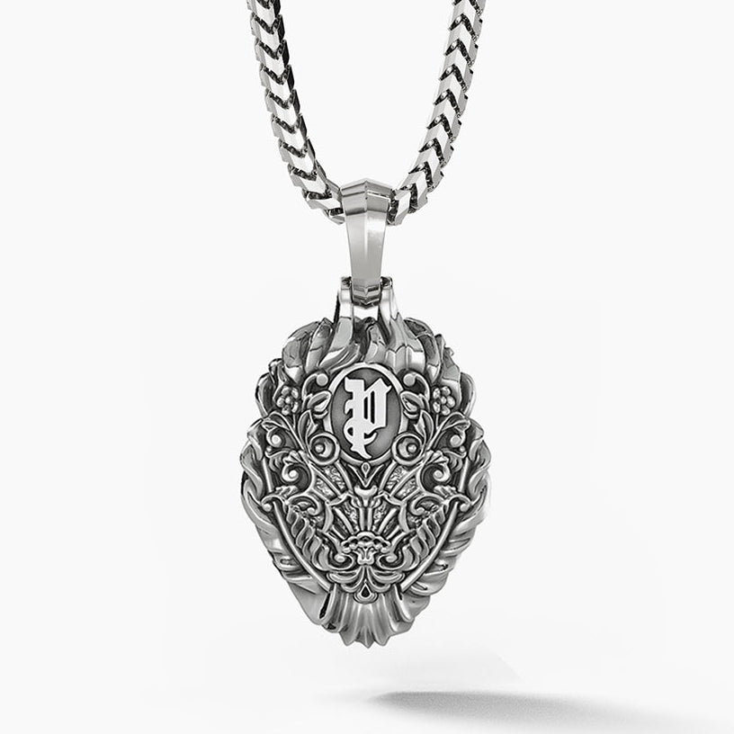 Reign, Silver Lion Head Pendant