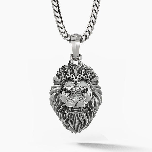 silver-lion-head-pendant — Proclamation