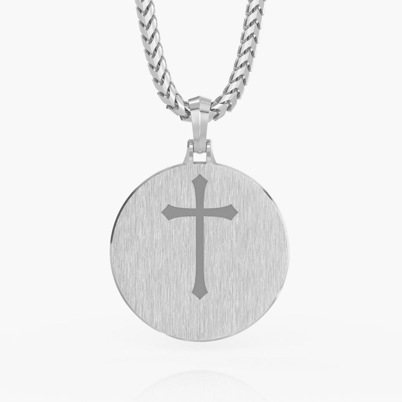 REDEEMER, Platinum Sacred Heart of Jesus Pendant