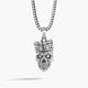 Imperium, Platinum Skull Pendant with Diamonds