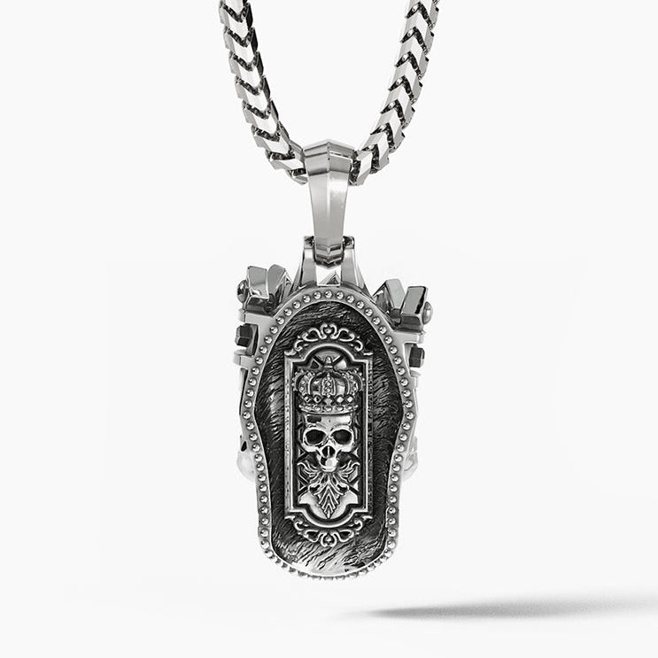 Imperium, Silver Skull Pendant