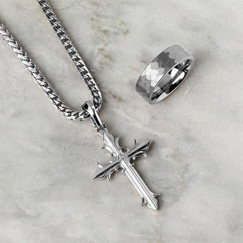 Faith, Platinum Cross Pendant
