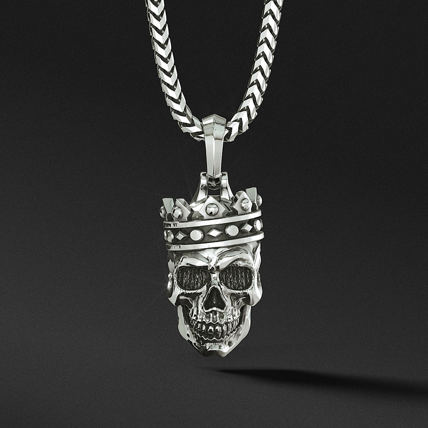 Usurper Pendant and 4mm Franco Chain Silver Set