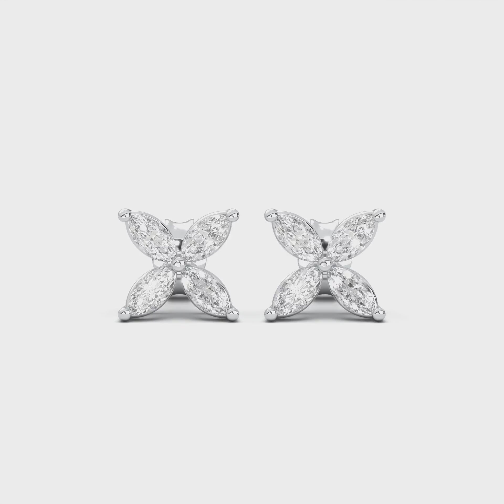 MARQUISE CLUSTER EARRINGS